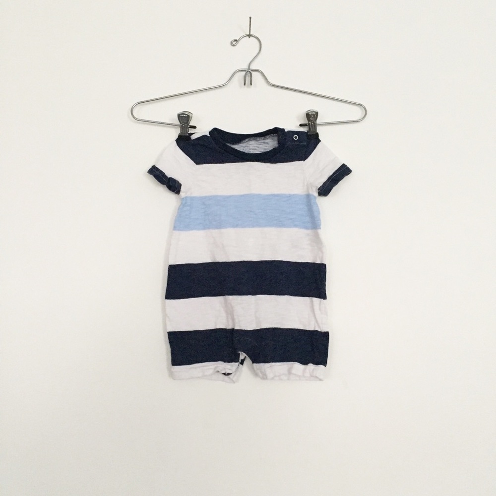 SOLD Baby gap big striped romper SOLD